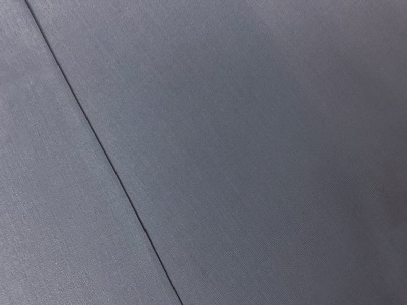 Cool Gray Cotton Spandex Stretch Solid Broadcloth Woven Fabric