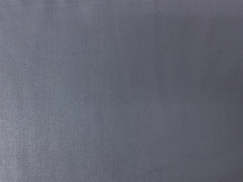 Cool Gray Cotton Spandex Stretch Solid Broadcloth Woven Fabric