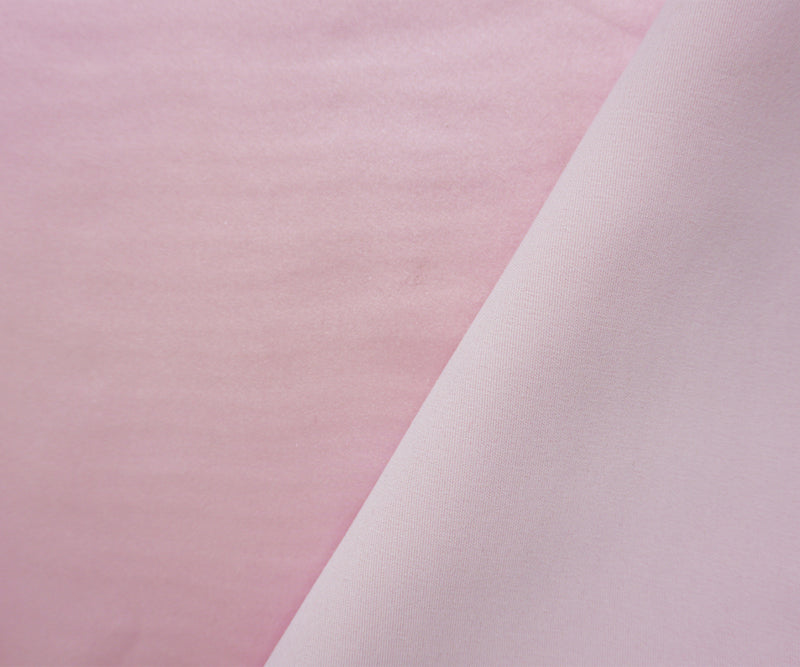 Light Pink Silk Solid Satin Woven Fabric