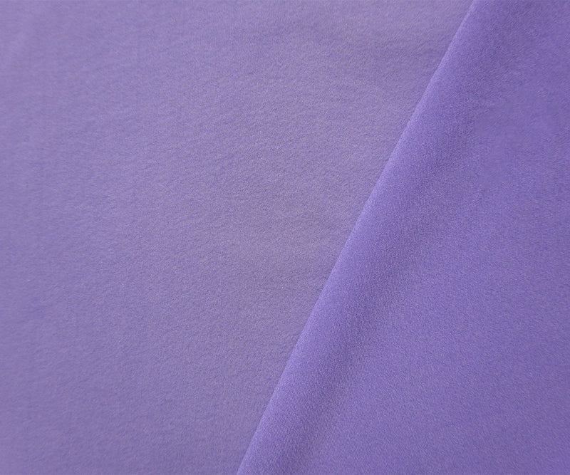 Purple Silk Solid Chiffon Woven Fabric