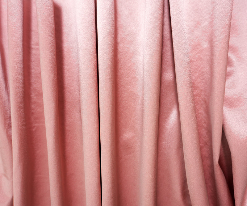 Pink Silk Solid Satin Woven Fabric