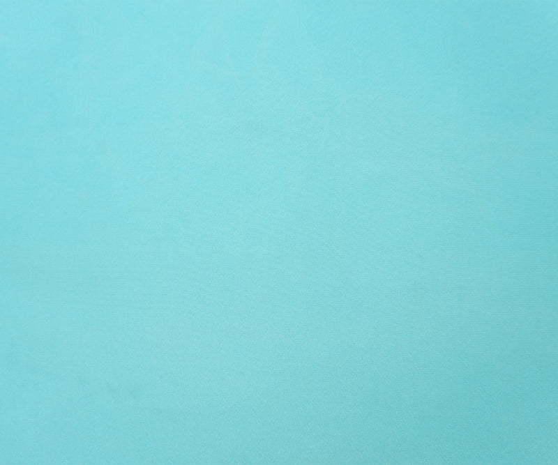 Blue Silk Solid Crepe De Chine Woven Fabric
