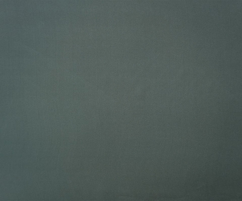 Gray Silk Solid Twill Georgette Woven Fabric