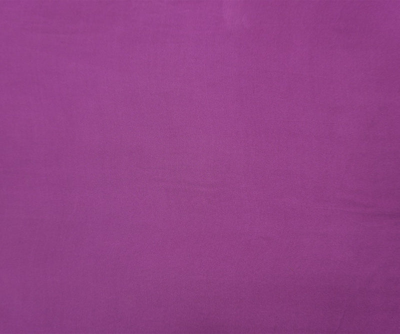 Purple Silk Solid Georgette Woven Fabric