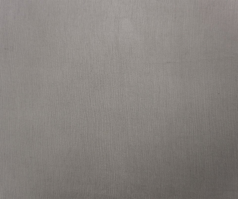 Gray Silk Solid Crinkled Chiffon Woven Fabric