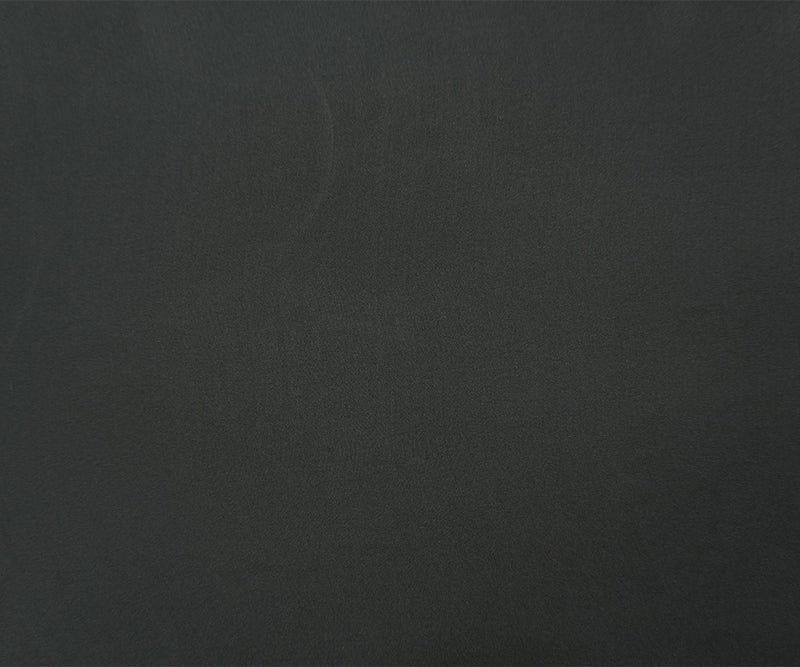 Deep Gray Silk Solid Georgette Woven Fabric