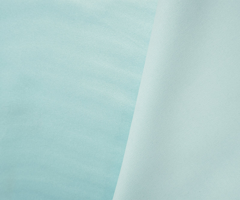 Light Blue Silk Solid Satin Woven Fabric
