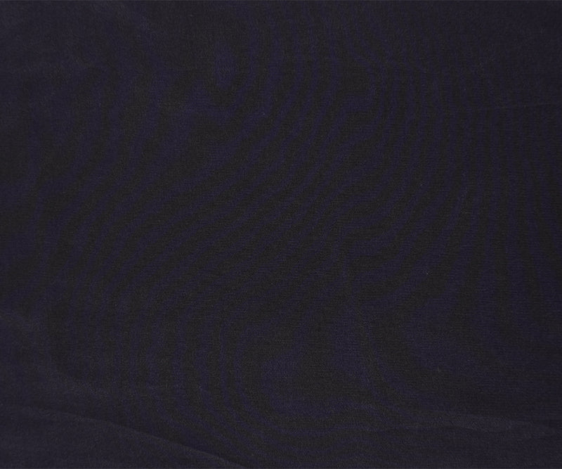 Deep Purple Silk Solid Crepe De Chine Woven Fabric