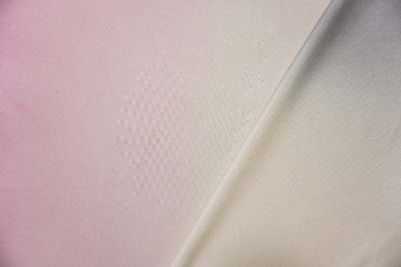 Pink-Gray Silk Ombre Printed Interlock Knit Fabric