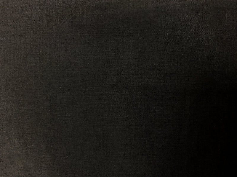 Black Poly Solid Voile Woven Fabric