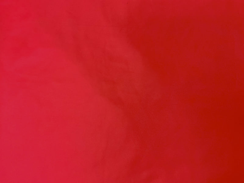 Red Poly Solid Twill Satin Woven Fabric