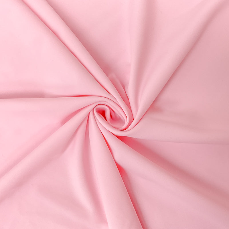Pink Poly Spandex Stretch Solid Tricot Activewear Knit Fabric