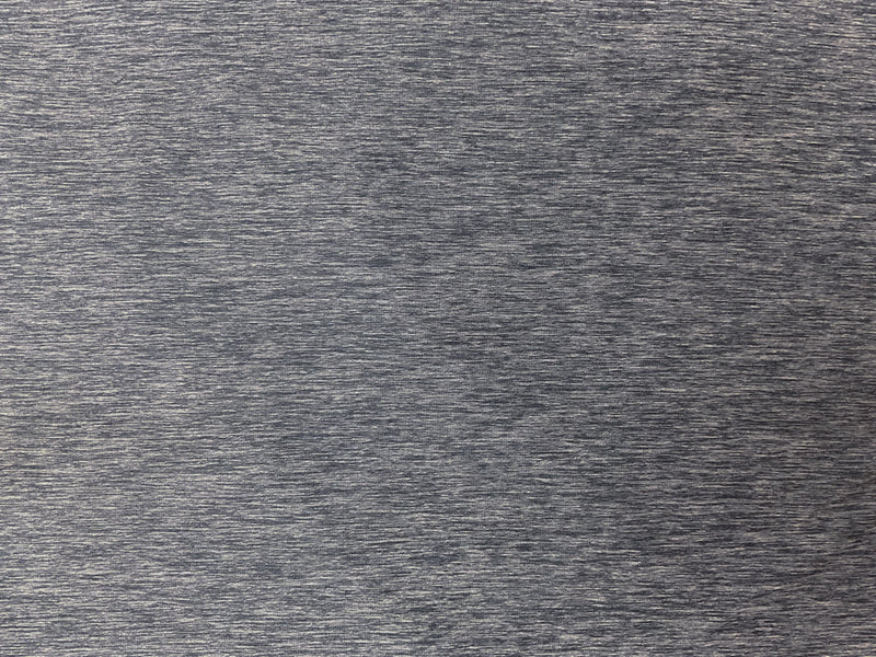 Gray Poly Spandex Stretch Texture Printed Jersey Knit Fabric