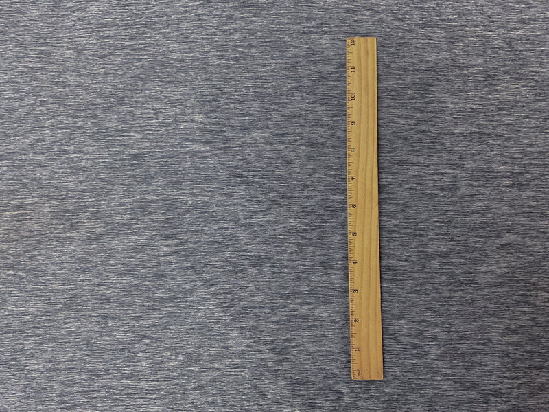 Gray Poly Spandex Stretch Texture Printed Jersey Knit Fabric