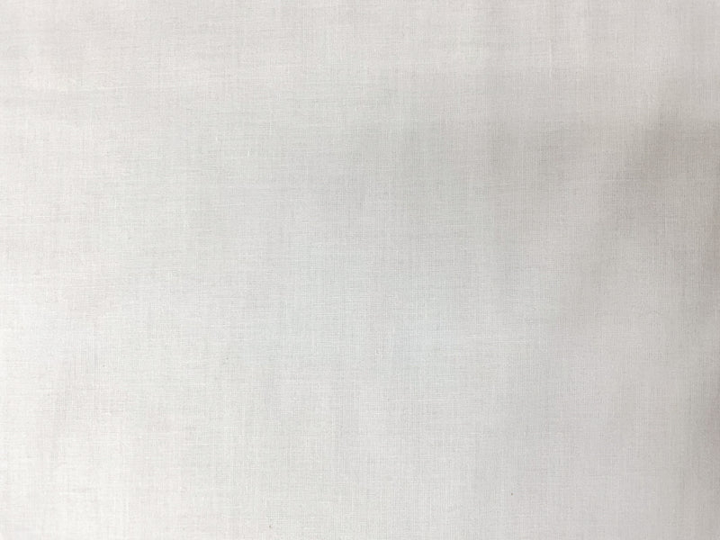 White Cotton Solid Voile Woven Fabric