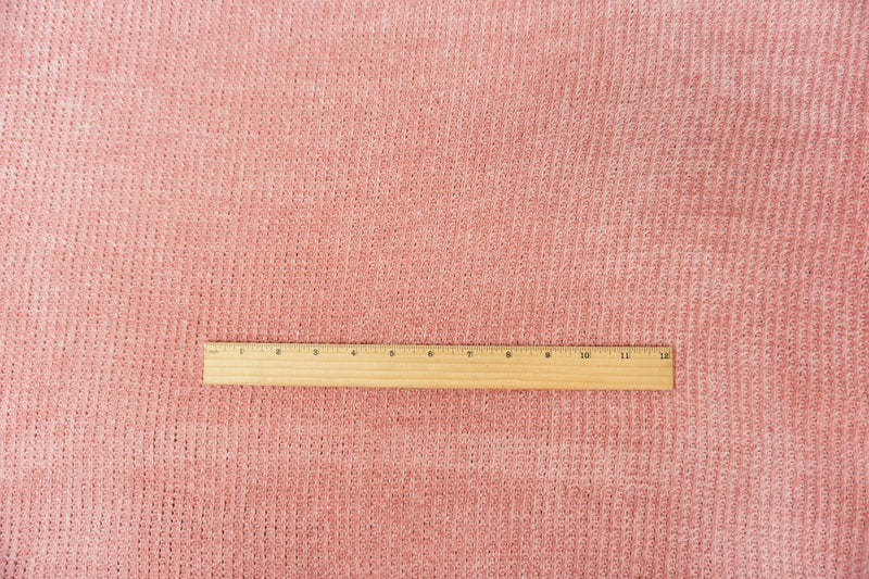 Pink Poly Nylon Chenille Sweater Knit Fabric
