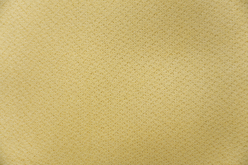 Yellow Poly Nylon Chenille Sweater Knit Fabric