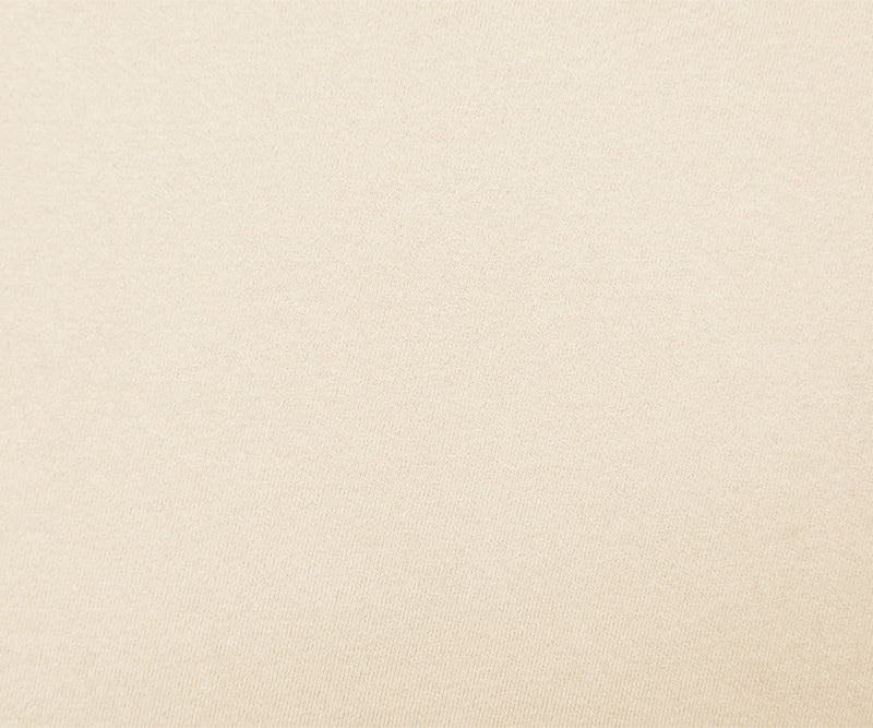 Light Beige 15 oz. Cotton Heavy Sweatshirt Fleece Knit Fabric