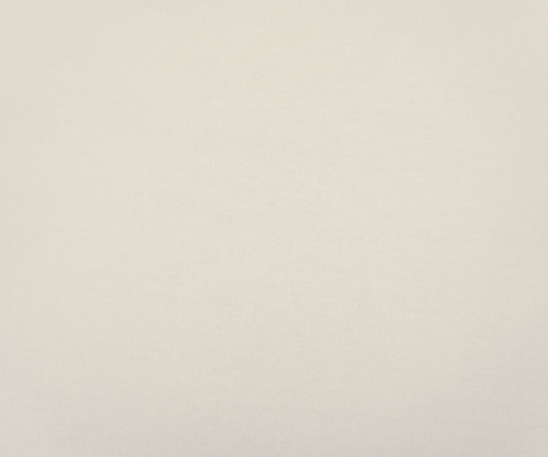 Ivory Poly Blend Solid Jersey Sweater Knit Fabric
