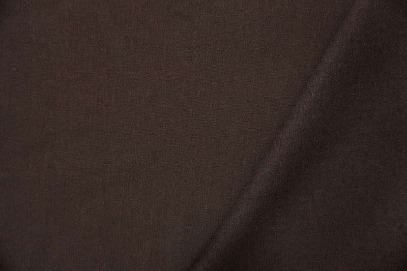 Brown Washed Rayon Linen Solid Reorderable Woven Fabric