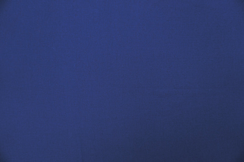 Royal Blue Washed Rayon Linen Solid Reorderable Woven Fabric