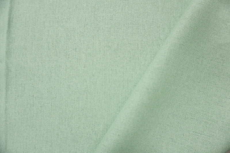 Sage Green Washed Rayon Linen Solid Reorderable Woven Fabric