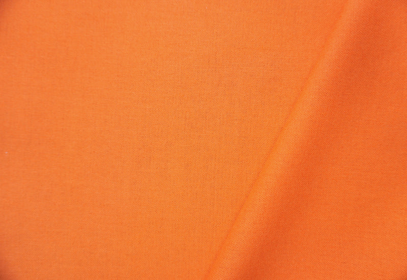 Orange Washed Rayon Linen Solid Reorderable Woven Fabric