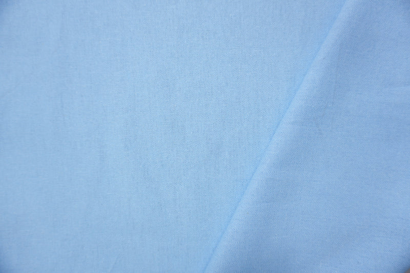 Pastel Blue Washed Rayon Linen Solid Reorderable Woven Fabric