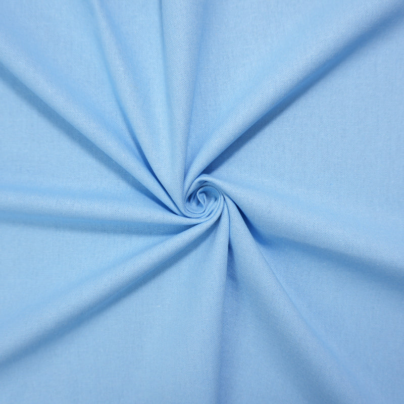 Pastel Blue Washed Rayon Linen Solid Reorderable Woven Fabric