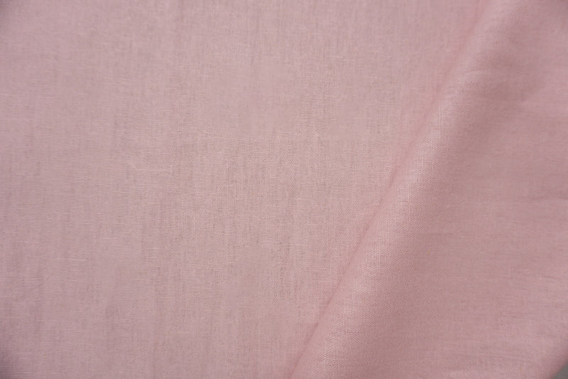 Pastel Pink Washed Rayon Linen Solid Reorderable Woven Fabric