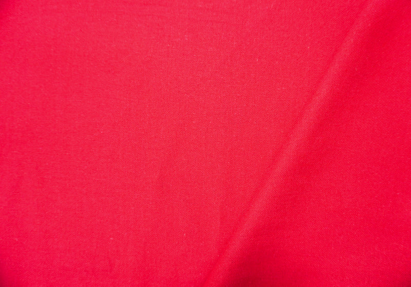 Red Washed Rayon Linen Solid Reorderable Woven Fabric