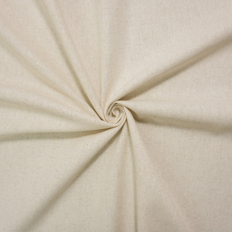 Off White Natural Washed Rayon Linen Solid Reorderable Woven Fabric