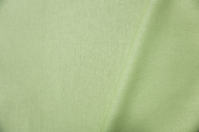 Light Lime Green Washed Rayon Linen Solid Reorderable Woven Fabric