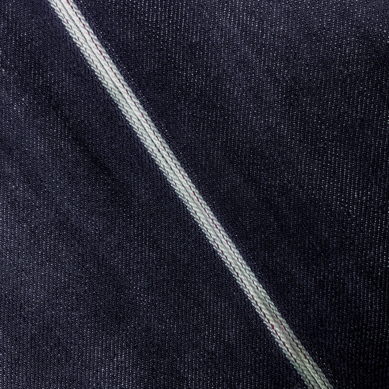 Night Navy Blue 12 oz. Cotton Selvedge Twill Denim Woven Fabric