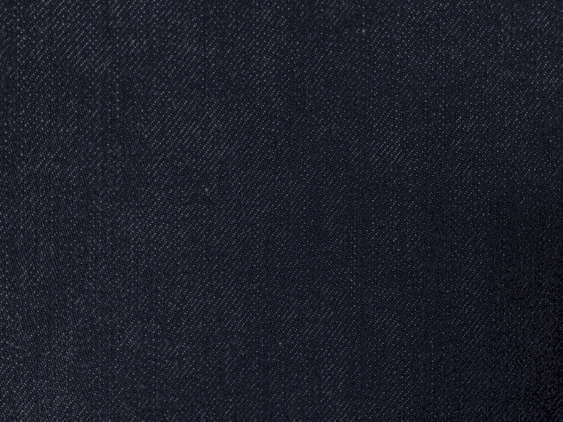 Night Navy Blue 12 oz. Cotton Selvedge Twill Denim Woven Fabric