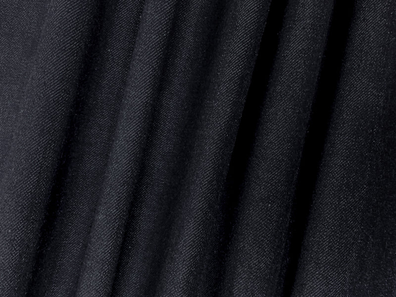 Night Navy Blue 12 oz. Cotton Selvedge Twill Denim Woven Fabric