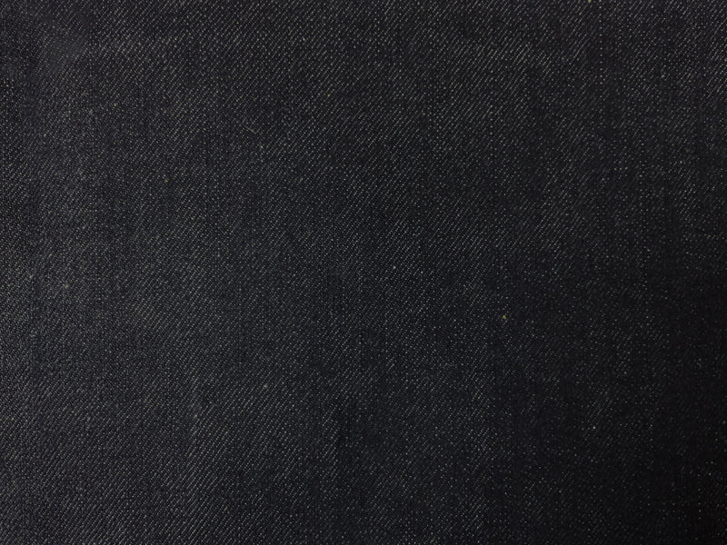 Dark Navy Blue 12 oz. Cotton Japanese Selvedge Twill Denim Woven Fabric