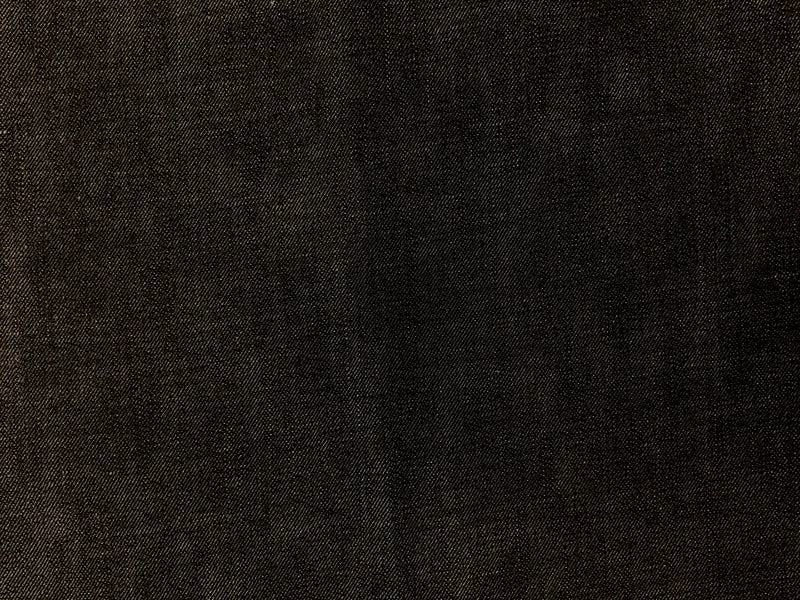 Black 13 oz. Cotton Twill Denim Woven Fabric