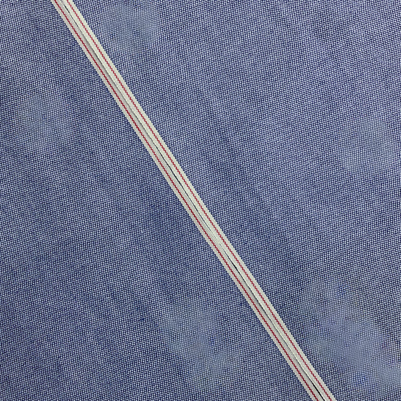 Blue 5 oz. Cotton Brushed Face Japanese Selvedge Chambray Fabric