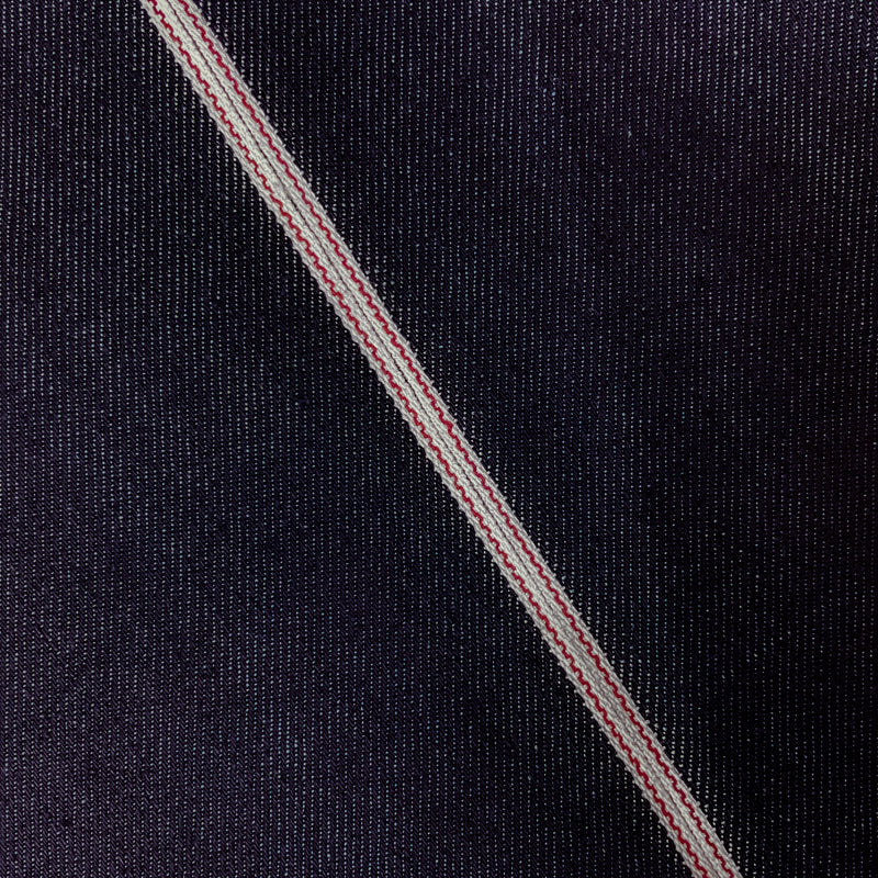 Deep Navy 12 oz. Cotton Selvedge Twill Denim Woven Fabric