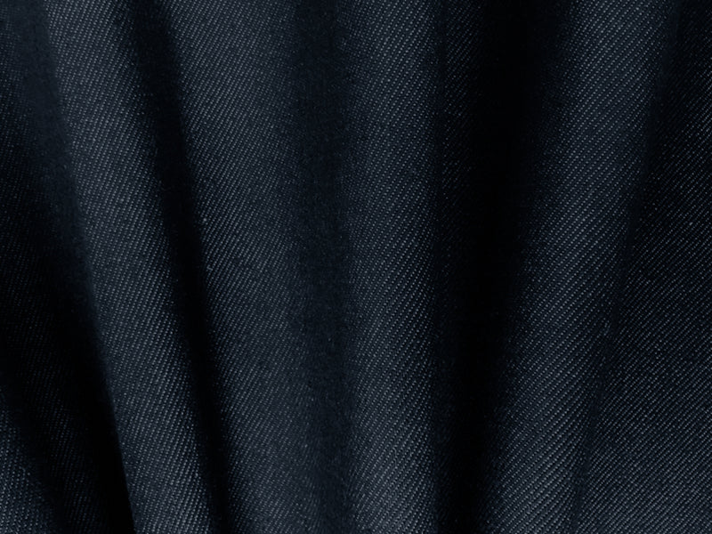 Deep Navy 12 oz. Cotton Selvedge Twill Denim Woven Fabric