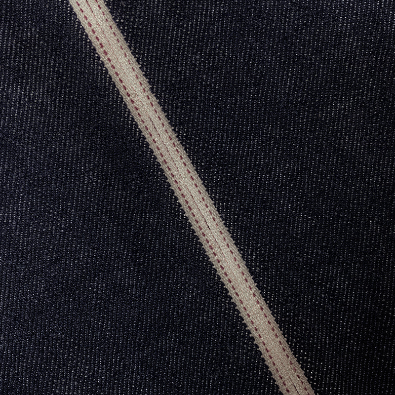 Dark Navy Blue 13 oz. Cotton Selvedge Twill Denim Woven Fabric