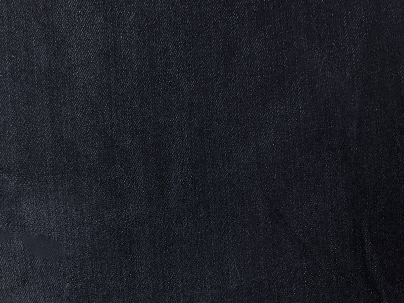 Midnight Navy Blue 11 oz. Cotton Japanese Selvedge Denim Woven Fabric