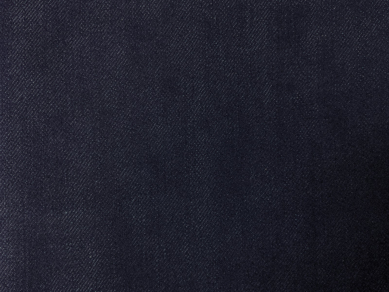 Night Navy Blue 12 oz. Cotton Selvedge Twill Denim Woven Fabric