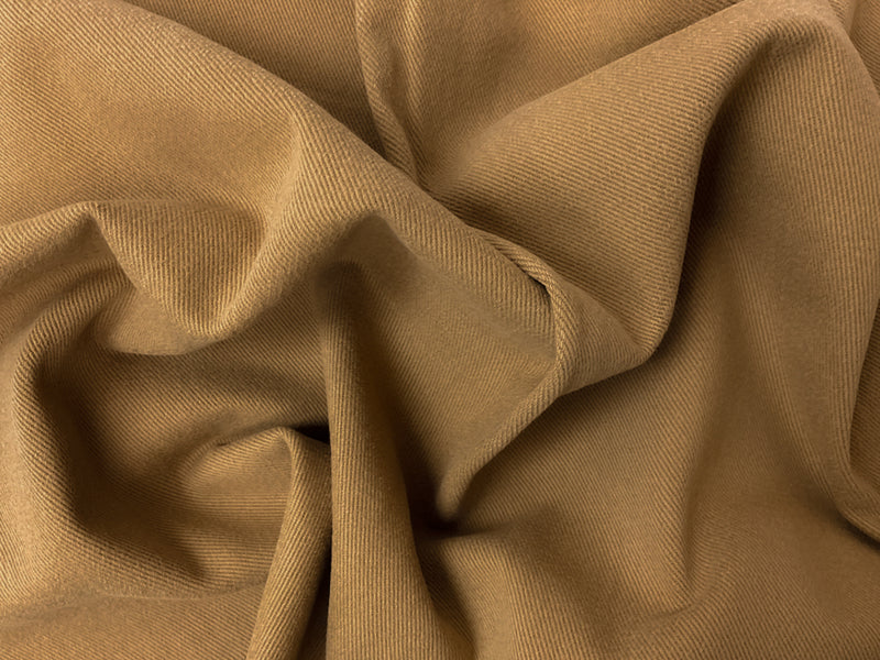 Dijon Yellow 12 oz. Cotton Solid Brushed Face Bull Denim Woven Fabric
