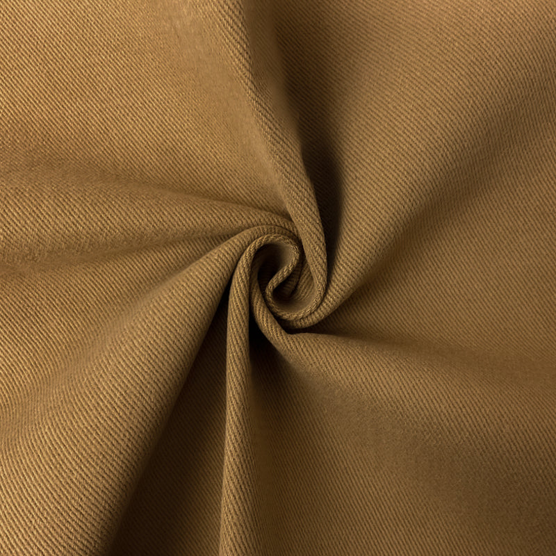 Dijon Yellow 12 oz. Cotton Solid Brushed Face Bull Denim Woven Fabric