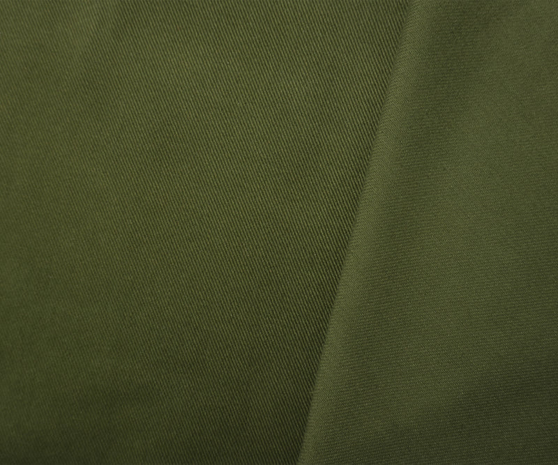 Green 11 oz. Cotton Solid Brushed Face Bull Denim Woven Fabric