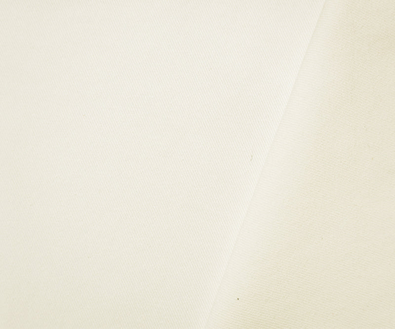 White 14 oz. Cotton Solid Twill Denim Woven Fabric