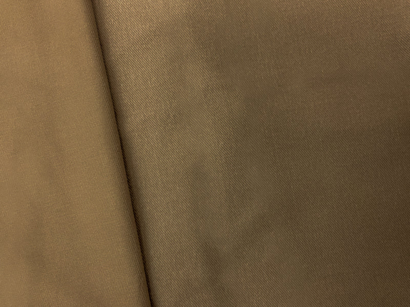 Warm Brown 11 oz. Cotton Brushed Face Bull Denim Woven Fabric