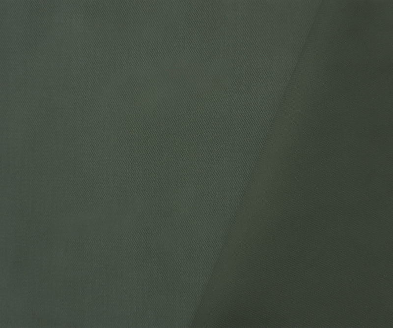 Deep Green 11 oz. Cotton Brushed Face Bull Denim Woven Fabric